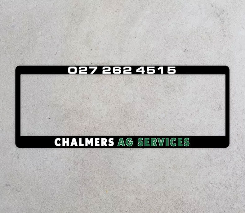 Custom Plate Frames