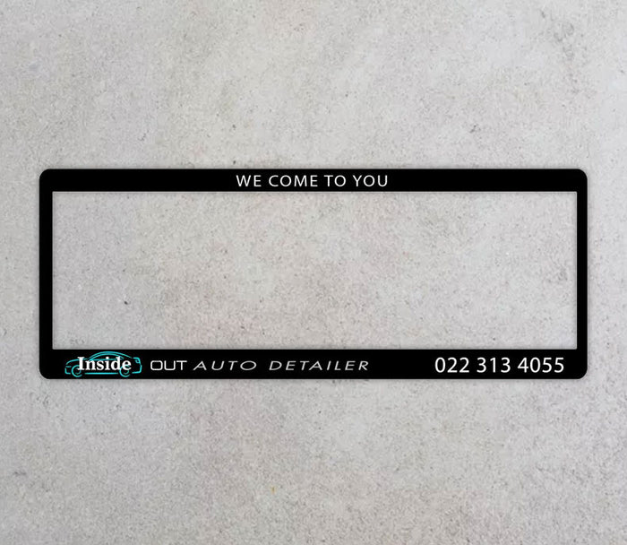 Custom Plate Frames Products huffi Your OneStop Vehicle Branding